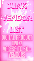 JUNK VENDOR LIST(ONLY DIGITAL PRODUCT NOT PHYSICAL)