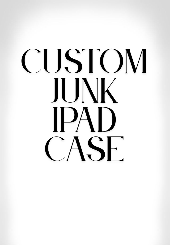 Custom Junk Ipad Case! (please read description)